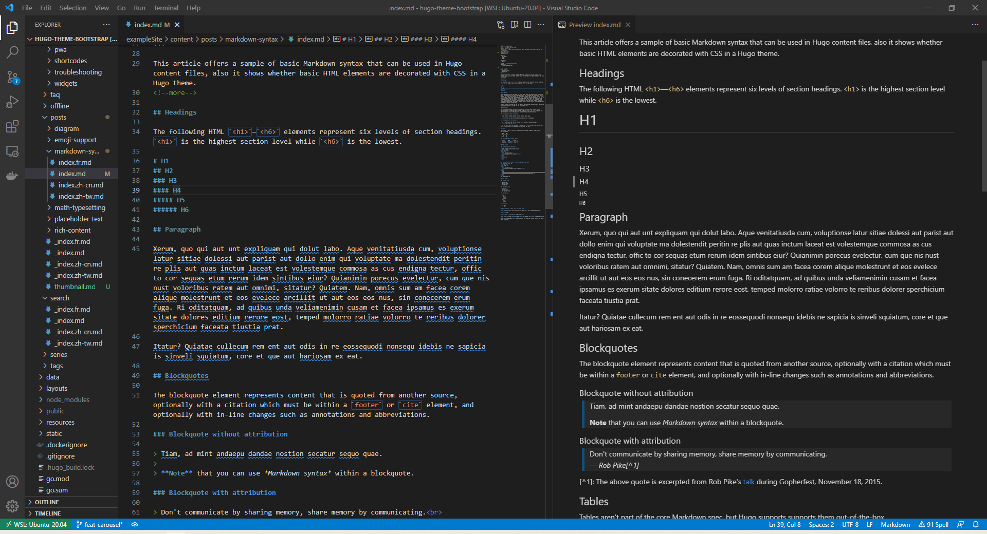 Markdown Syntaxgids